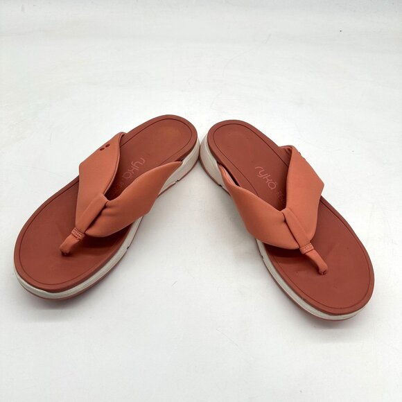 Ryka Timid Sandals Womens Re-Zorb Lite Flip Flop Lightweight Pink Clay 8.5W - Picture 5 of 11